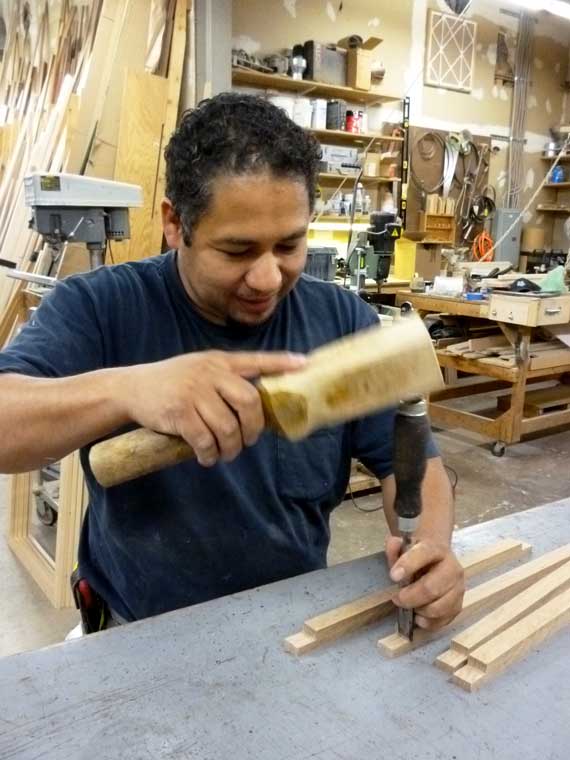 creating lap joint custom frames