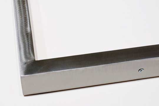 angle iron welded steel picture frame