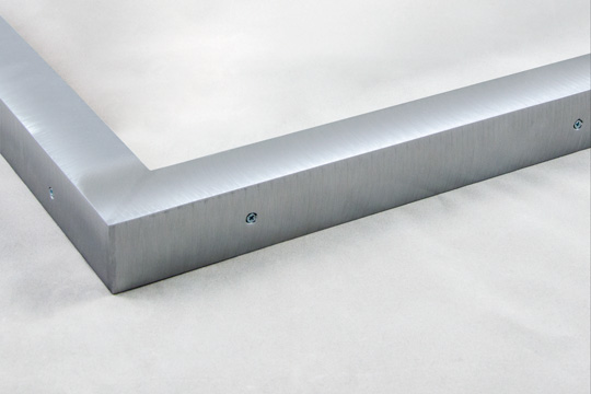 Angle aluminum welded picture frames