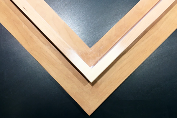 sanded-down-maple-veneer-cherry-hardwood-frame-corner-completed