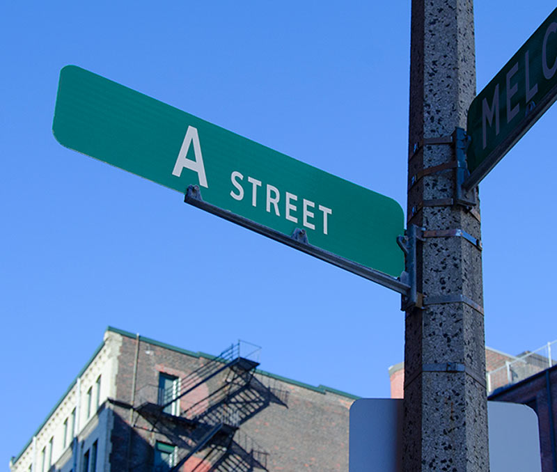 A Street Frames original location in Boston, MA